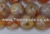 CAA1074 15.5 inches 12mm round sakura agate gemstone beads