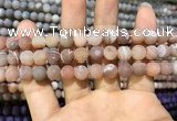CAA1403 15.5 inches 8mm round matte druzy agate beads
