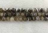 CAA1824 15.5 inches 12mm round banded agate gemstone beads