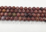 CAA3630 15.5 inches 8mm faceted round Portuguese agate beads