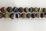 CAA3803 15.5 inches 14mm round line agate beads wholesale