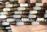CAA3941 15.5 inches 8*34mm rice Madagascar agate beads wholesale