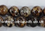 CAA397 15.5 inches 16mm round fire crackle agate beads wholesale