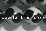 CAA3988 15 inches 12mm round tibetan agate beads wholesale