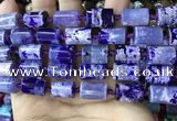 CAA4241 15.5 inches 10*14mm - 11*15mm tube dragon veins agate beads
