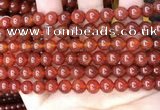 CAA4948 15.5 inches 8mm round red agate beads wholesale