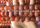 CAA5076 15.5 inches 16mm round red dragon veins agate beads
