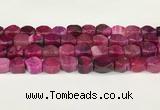 CAA5375 15.5 inches 10*12mm - 11*16mm faceted nuggets agate beads