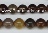 CAA892 15.5 inches 12mm round agate gemstone beads wholesale