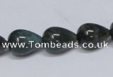 CAB396 15.5 inches 12*16mm teardrop moss agate gemstone beads