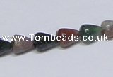 CAB444 15.5 inches 8*10mm teardrop indian agate gemstone beads