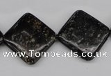 CAE104 15.5 inches 20*20mm diamond astrophyllite beads wholesale