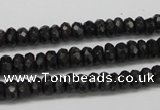 CAE31 15.5 inches 4*6mm faceted rondelle astrophyllite beads wholesale