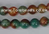 CAG1000 15.5 inches 10mm round rainbow agate beads wholesale