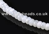 CAG137 3*5mm rondelle blue lace agate gemstone beads Wholesale
