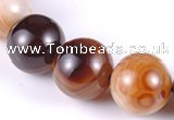 CAG145 round madagascar agate 20mm gemstone beads Wholesale