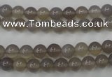 CAG4770 15 inches 6mm round grey agate beads wholesale
