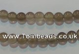 CAG5240 15.5 inches 6mm round Brazilian grey agate beads wholesale