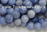 CAG553 16 inches 10mm round blue agate gemstone beads wholesale