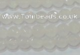 CAG6511 15.5 inches 6mm faceted round Brazilian white agate beads