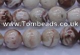 CAG6662 15.5 inches 8mm round Mexican crazy lace agate beads