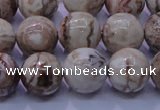 CAG6663 15.5 inches 10mm round Mexican crazy lace agate beads