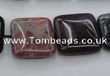 CAG6779 15.5 inches 14*14mm square Indian agate beads wholesale