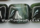 CAG6784 15.5 inches 25*25mm square Indian agate beads wholesale