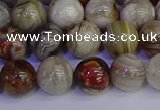 CAG9113 15.5 inches 10mm round Mexican crazy lace agate beads