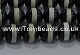 CAG9133 15.5 inches 8mm round tibetan agate beads wholesale