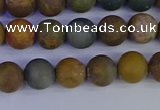 CAG9281 15.5 inches 6mm round matte ocean jasper beads wholesale