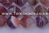 CAG9794 15.5 inches 12mm faceted nuggets botswana agate beads