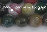 CAG9834 15.5 inches 12mm faceted round Indian agate beads