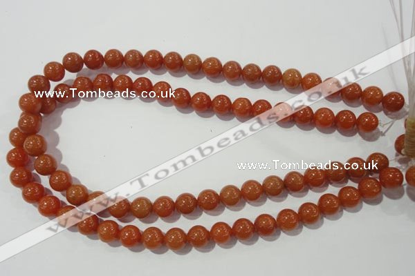 CAJ353 15.5 inches 10mm round red aventurine beads wholesale