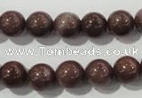 CAJ454 15.5 inches 10mm round purple aventurine beads wholesale