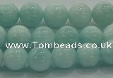 CAM1502 15.5 inches 8mm round natural peru amazonite beads