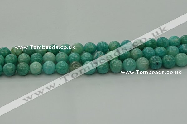 CAM1574 15.5 inches 12mm round Russian amazonite beads wholesale