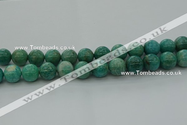 CAM1576 15.5 inches 16mm round Russian amazonite beads wholesale