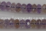 CAN159 15.5 inches 5*8mm faceted rondelle natural ametrine beads