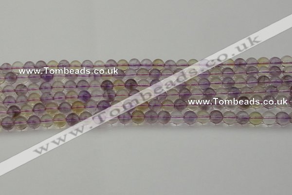 CAN166 15.5 inches 6mm round natural ametrine beads wholesale