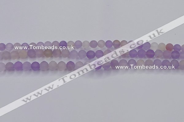 CAN201 15.5 inches 6mm round matte ametrine beads wholesale