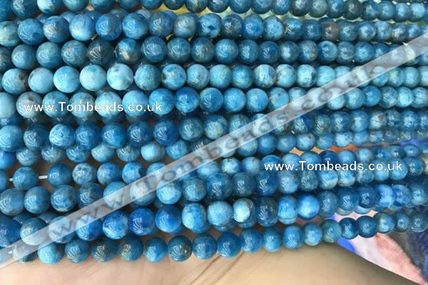 CAP588 15.5 inches 6mm round apatite gemstone beads
