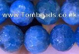CAP660 15.5 inches 8mm faceted round apatite gemstone beads