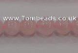 CAQ480 15.5 inches 4mm round natural pink aquamarine beads