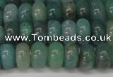 CAQ610 15.5 inches 4*6mm rondelle aquamarine gemstone beads