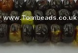 CAR532 15.5 inches 5*8mm rondelle natural amber beads wholesale