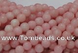 CAS03 15.5 inches 6mm round pink angel skin gemstone beads