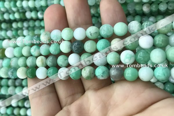 CAU422 15.5 inches 7mm round Australia chrysoprase beads