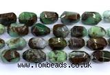 CAU558 15 inches 15*23mm - 20*28mm faceted nuggets Australia chrysoprase beads
