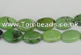 CAU65 15.5 inches 8*12mm oval Australia chrysoprase beads